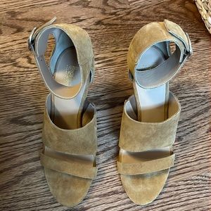 Belle Sigerson Morrison suede heel sandal